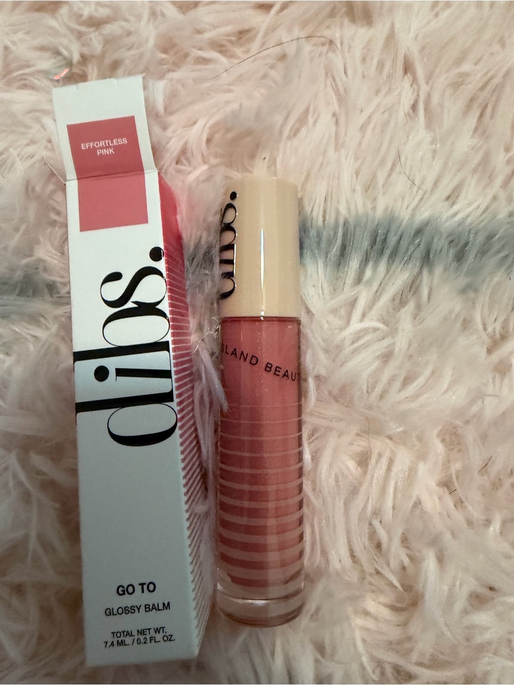 Dibs Go To Glossy Balm in Effortless Pink